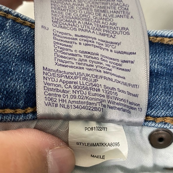 NYDJ Maele Wide Leg LiftxTuck Technology Jeans Size 16 - Picture 5 of 7